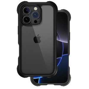 Designed for iPhone 16-17 Pro Max Bumper Case 6.9" - 20ft Ultimate Drop Protection, Shockproof Protective Clear Case, Durable Aluminum Frame